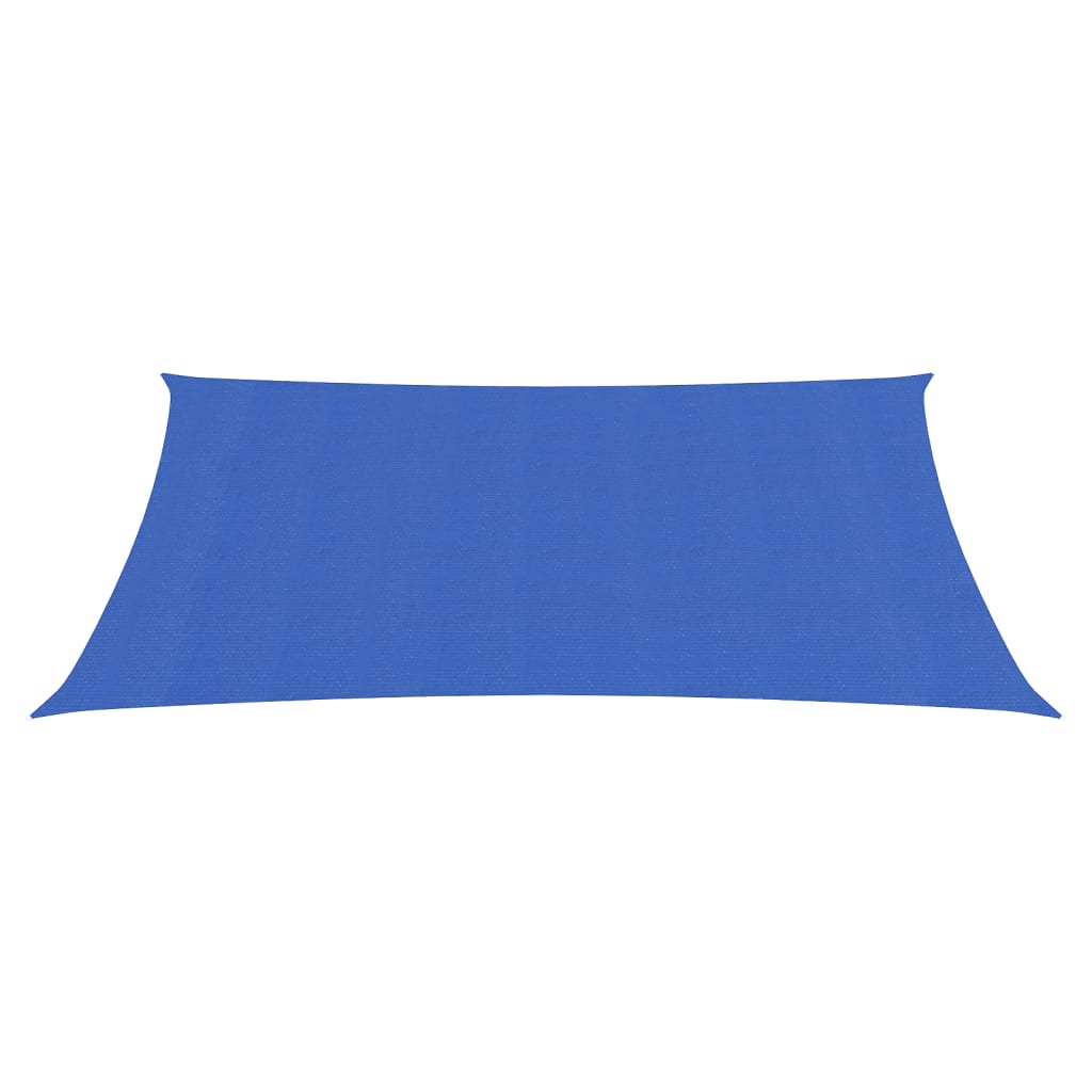 vidaXL Toldo de vela rectangular HDPE 4x6 m Color Blanco, Crema, Azul