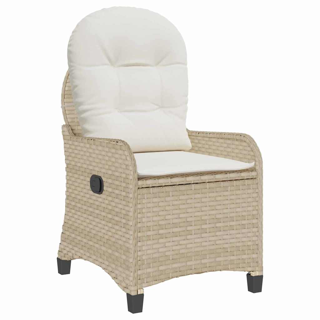 vidaXL Sillón reclinable 56 x 66 x 95 cm ratán sintético