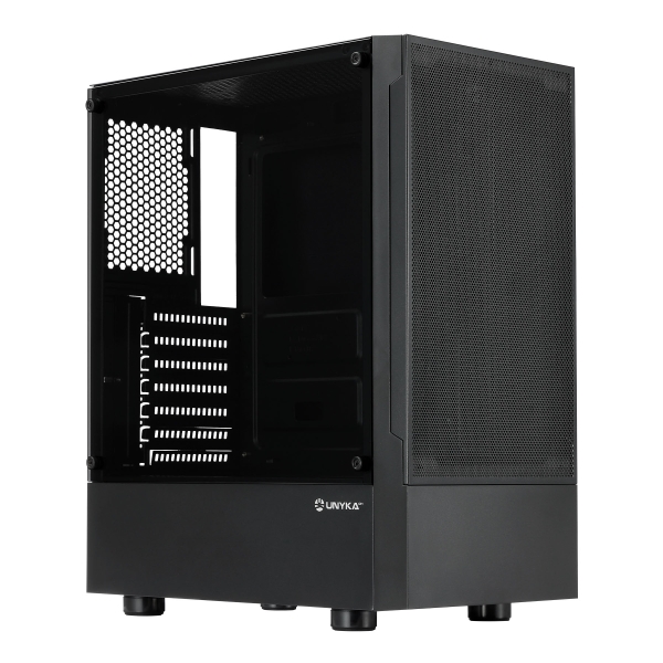Unykach aero c35 caja atx - fuente de alimentacion 500w incluida - tamaÃ±o disco soportado 3.5”, 2.5” - usb-a 3.0 y audio
