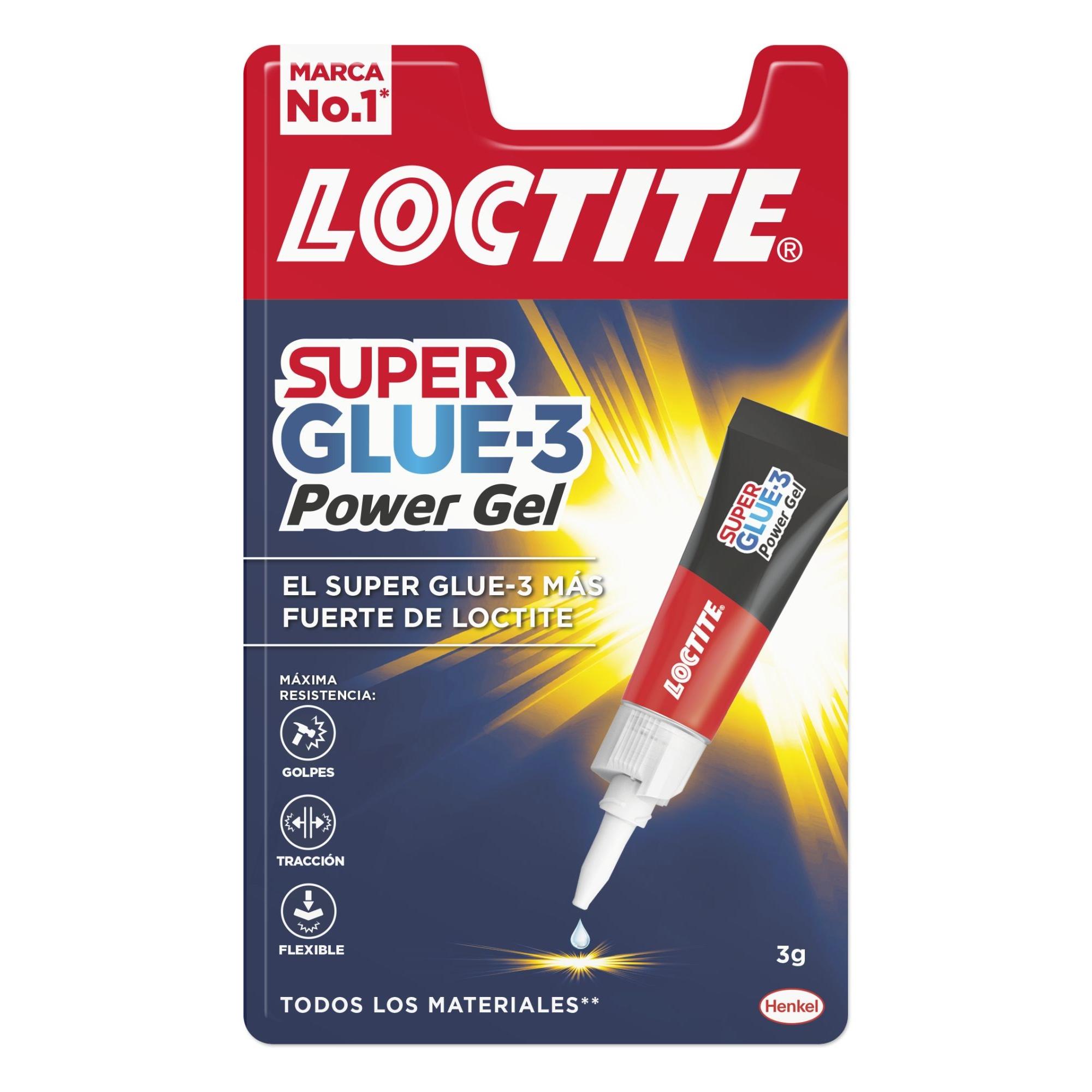 SUPER GLUE-3 POWER GEL 3G 08 EXP DE HENKEL