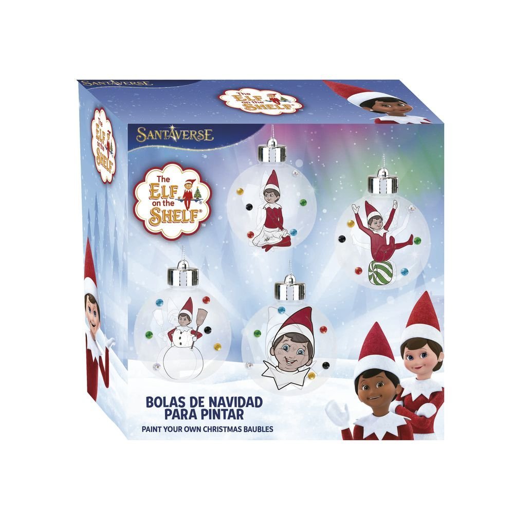 CYP SET PARA PINTAR BOLAS PARA ARBOL THE ELF ON THE SHELF THE ELF ON THE SHELF 16x16x6 Cms.
