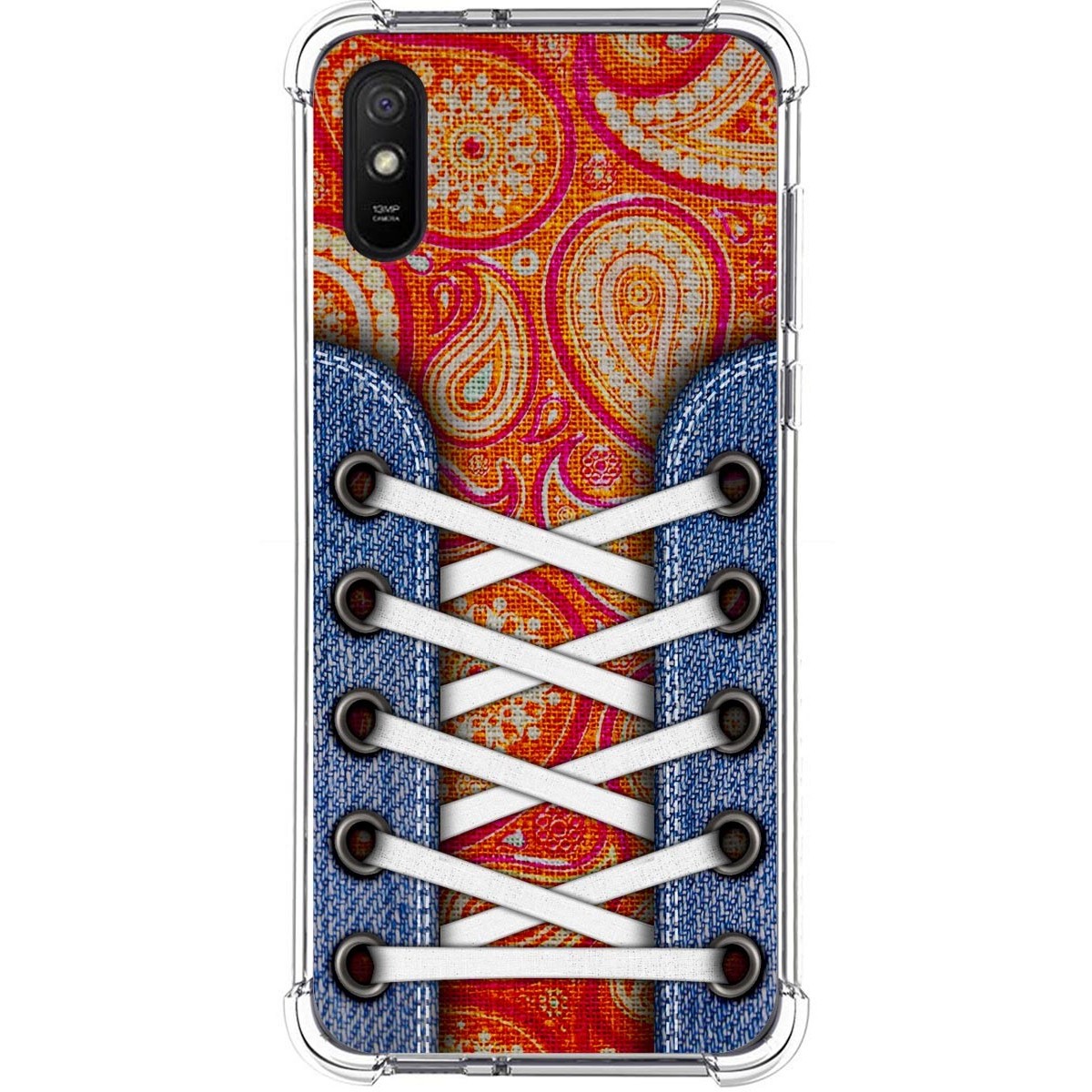 Tumundosmartphone Funda Silicona Antigolpes para Xiaomi Redmi 9A / 9AT diseño Zapatillas 10 Dibujos