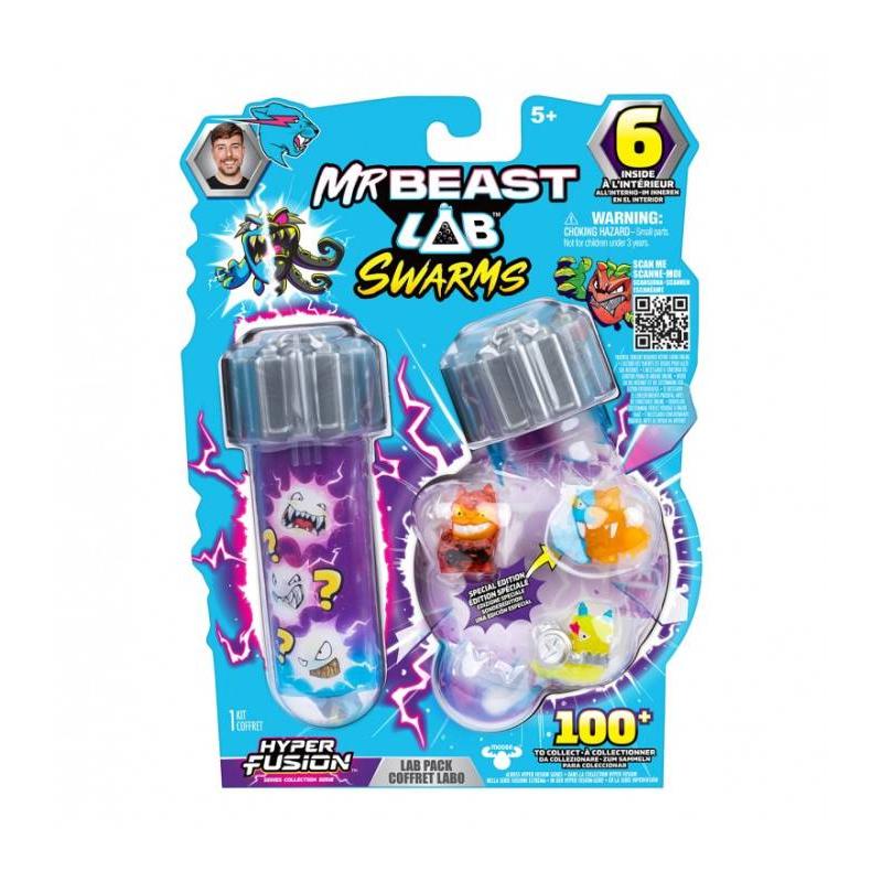 PACK 6 FIGURAS SERIE 3 MR BEAST LAB