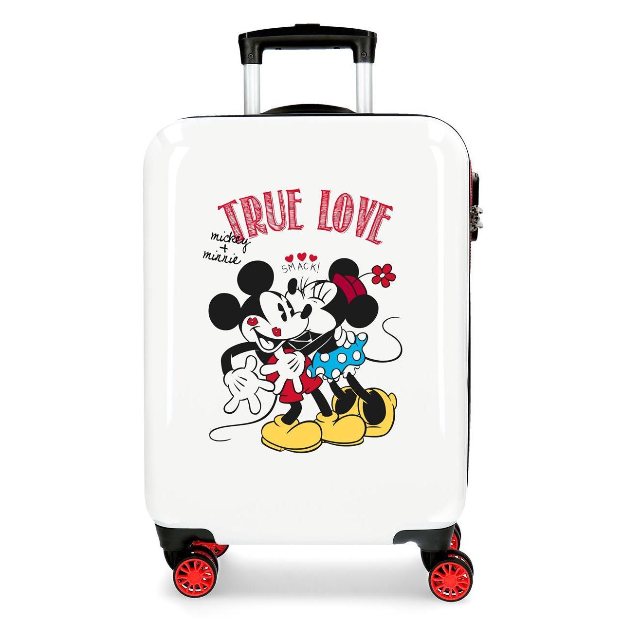 Maleta de cabina Disney Traits Blanco 55x38x20cm