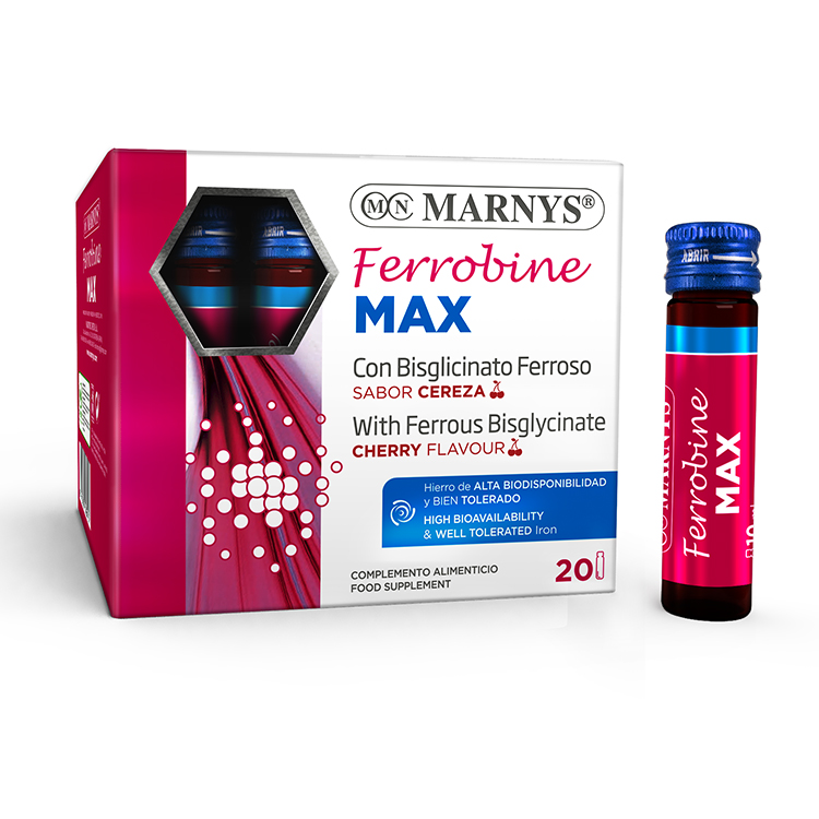 Marnys Ferrobine Max 20 Viales X 10 Ml...