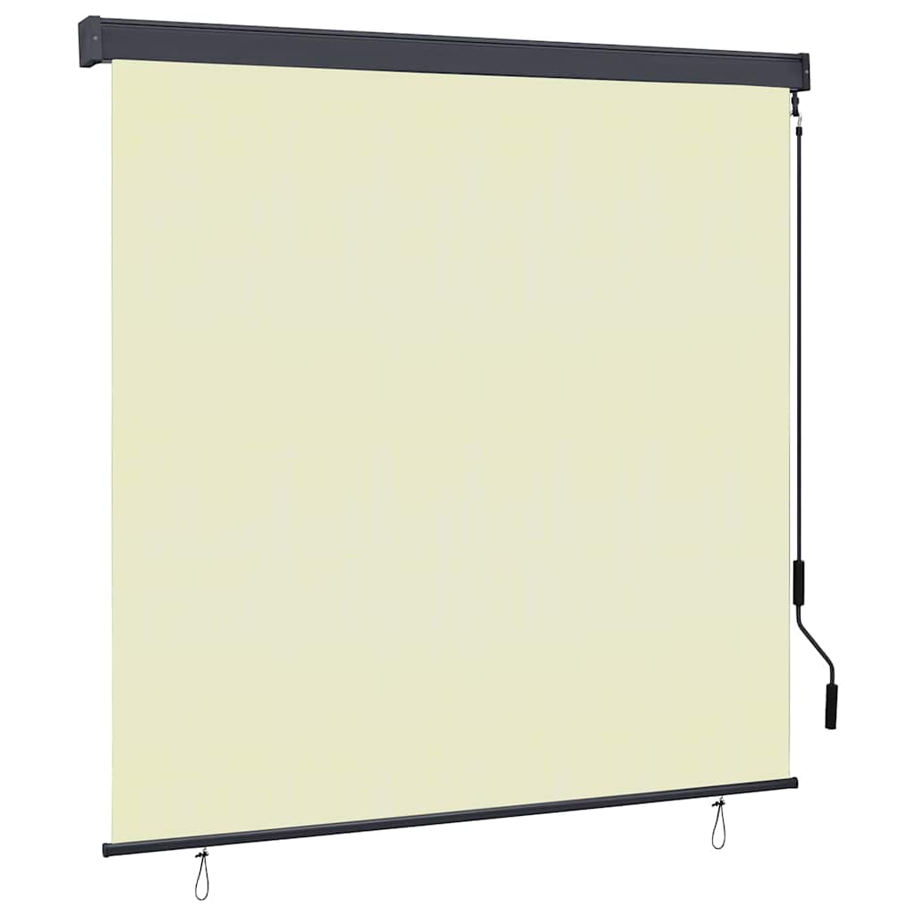 vidaXL Estor enrollable Rayado 180 x 250 cm Tela y Aluminio