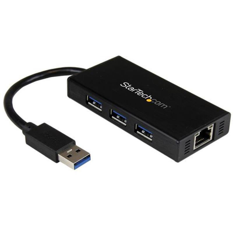 Startech Hub Usb 3.0 Aluminio Con Cable - Concentr