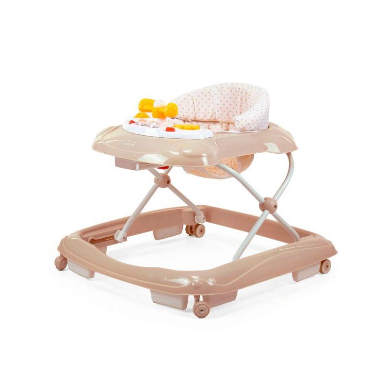 Asalvo Andador Estrellas Beige – Con Luces, Música y Juegos, Altura Ajustable, Ruedas Pivotantes y Estilo Suave para Aprender a Andar con Confianza