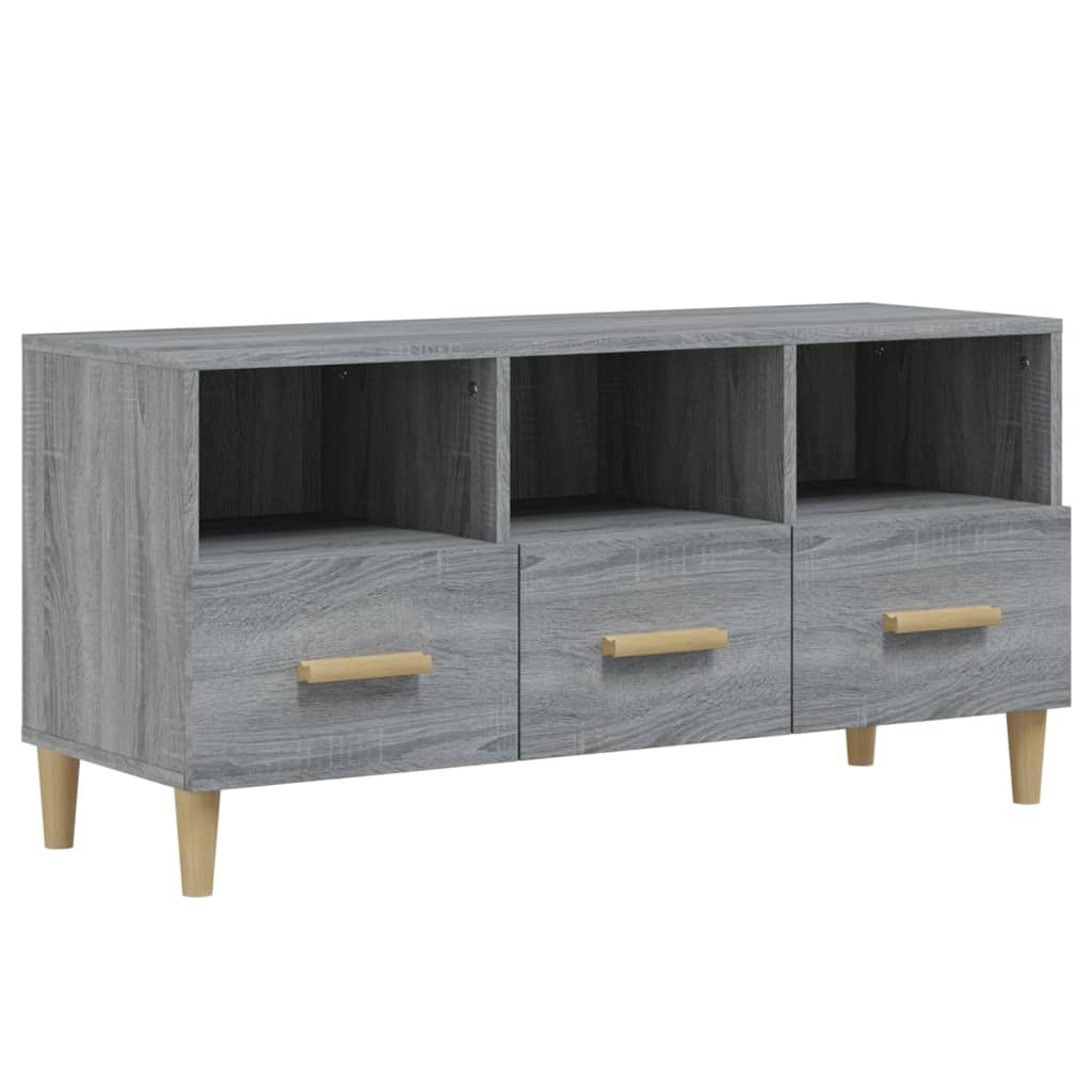 vidaXL Mueble de TV madera contrachapada 102x36x50 cm, Mueble de Salon, Mueble TV, Mueble TV salon, Mesa de TV, Mueble tele