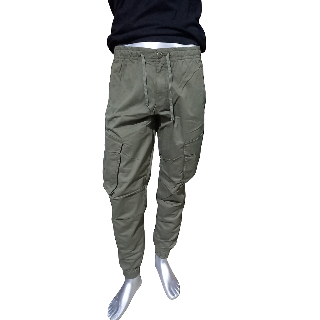 Pantaln JACK & JONES JPSTKANE NOAH CUFFED CARGO NOOS 12242264 Verde Verde
