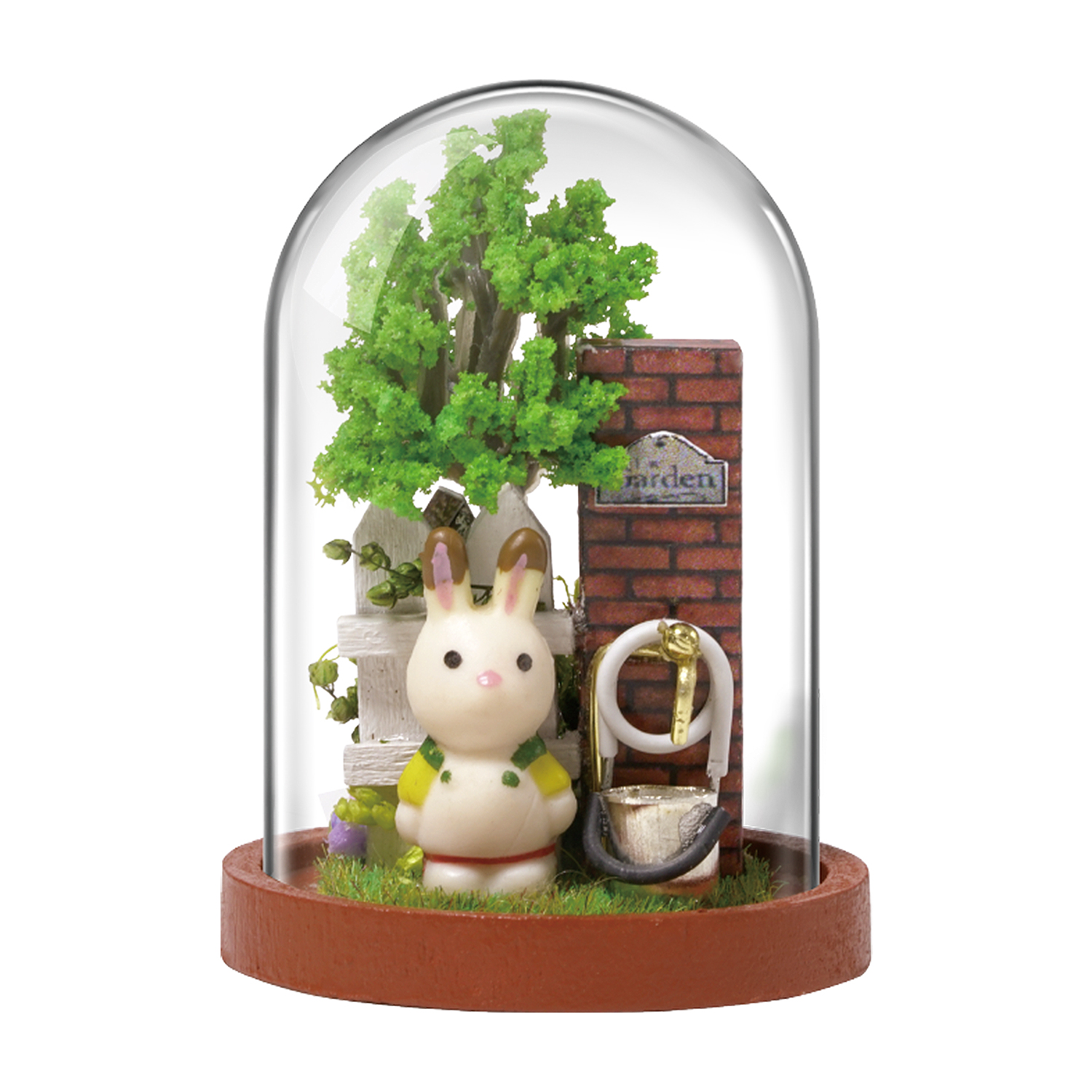 DAM. Maqueta 3d Garden Corner mini 2x2,6x4,5 cm. 2x3x5cm.