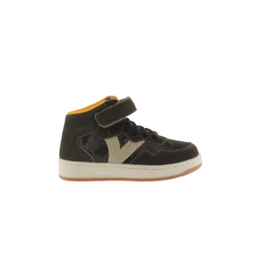 Victoria Tiempo Zapatillas abotinadas con piezas de serraje y tira adherente 1124127