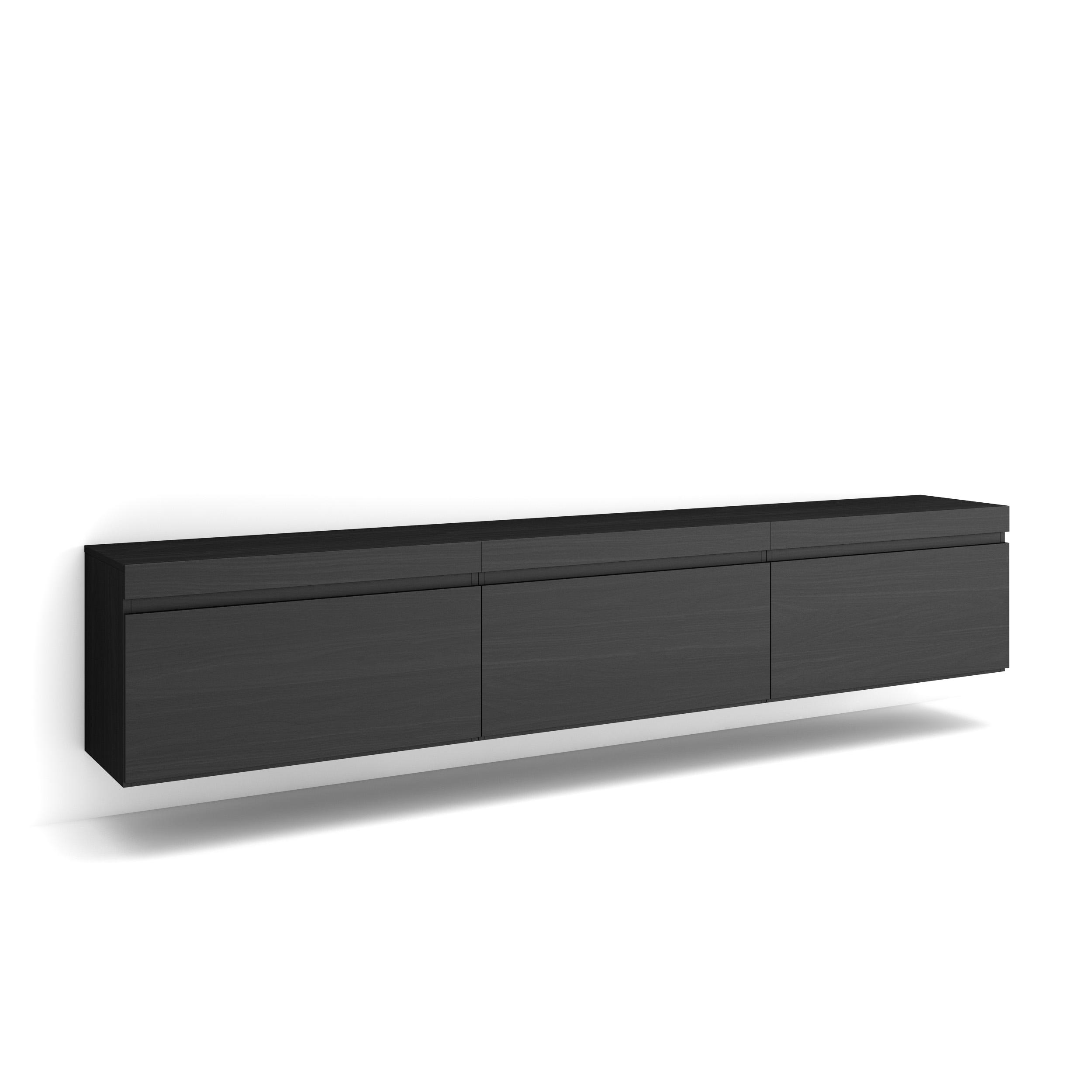 Skraut Home, Mueble TV, Televisión, Muebles de salón, almacenaje, 240x35x45cm, Colgado, Suspendido, Estilo Moderno