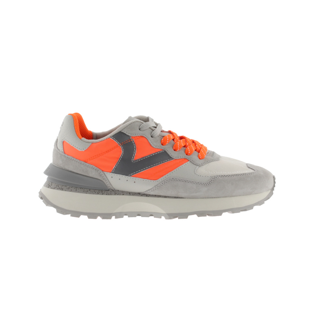 Victoria 1985 RUSH Zapatillas de nylon neón con piezas de piel y serraje 8807105