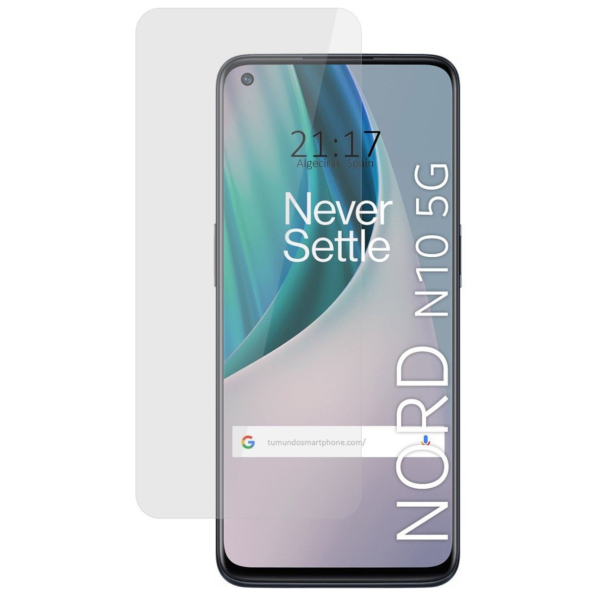 Tumundosmartphone Protector Cristal Templado para OnePlus Nord N10 5G Vidrio
