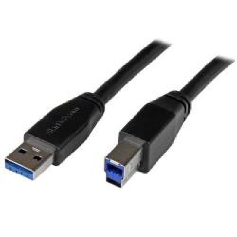 Cable usb 3.0 5m a a b macho