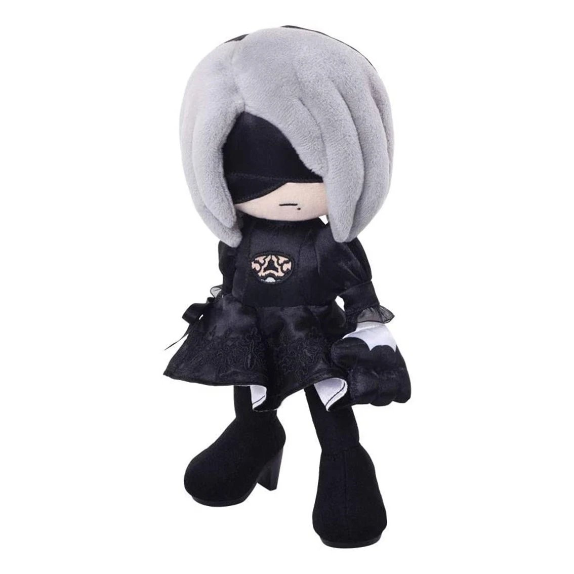 Square Enix - Peluche articulable Yorha No. 2 Type B de Nier Automata para fans y coleccionistas, diseño fiel y alta calidad