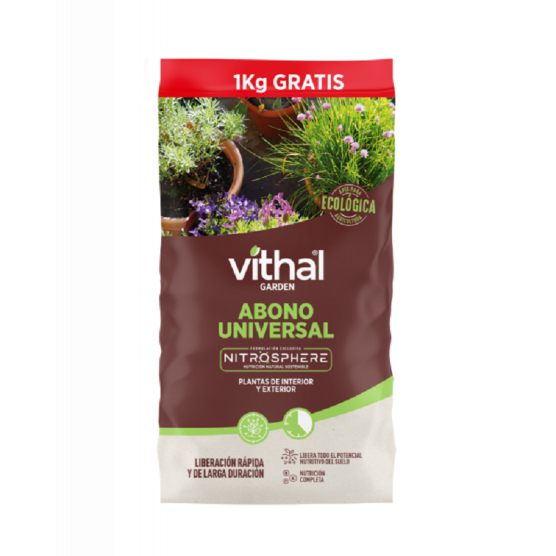 VITHAL GARDEN ABONO UNIVERSAL NITROSPHERE 5+1 Kg