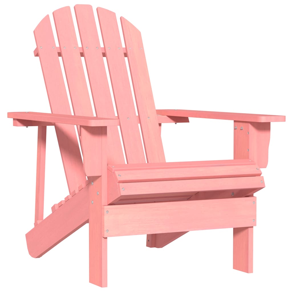 vidaXL Silla de jardín Adirondack madera maciza de abeto en color Natural/Azul/Rosa y más | cómodas modernas ergonómicas para comedor cocina salón hogar
