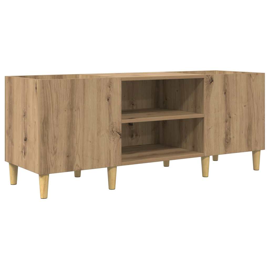 vidaXL Mueble para discos de madera de ingeniería 121x38x48 cm Multicolor