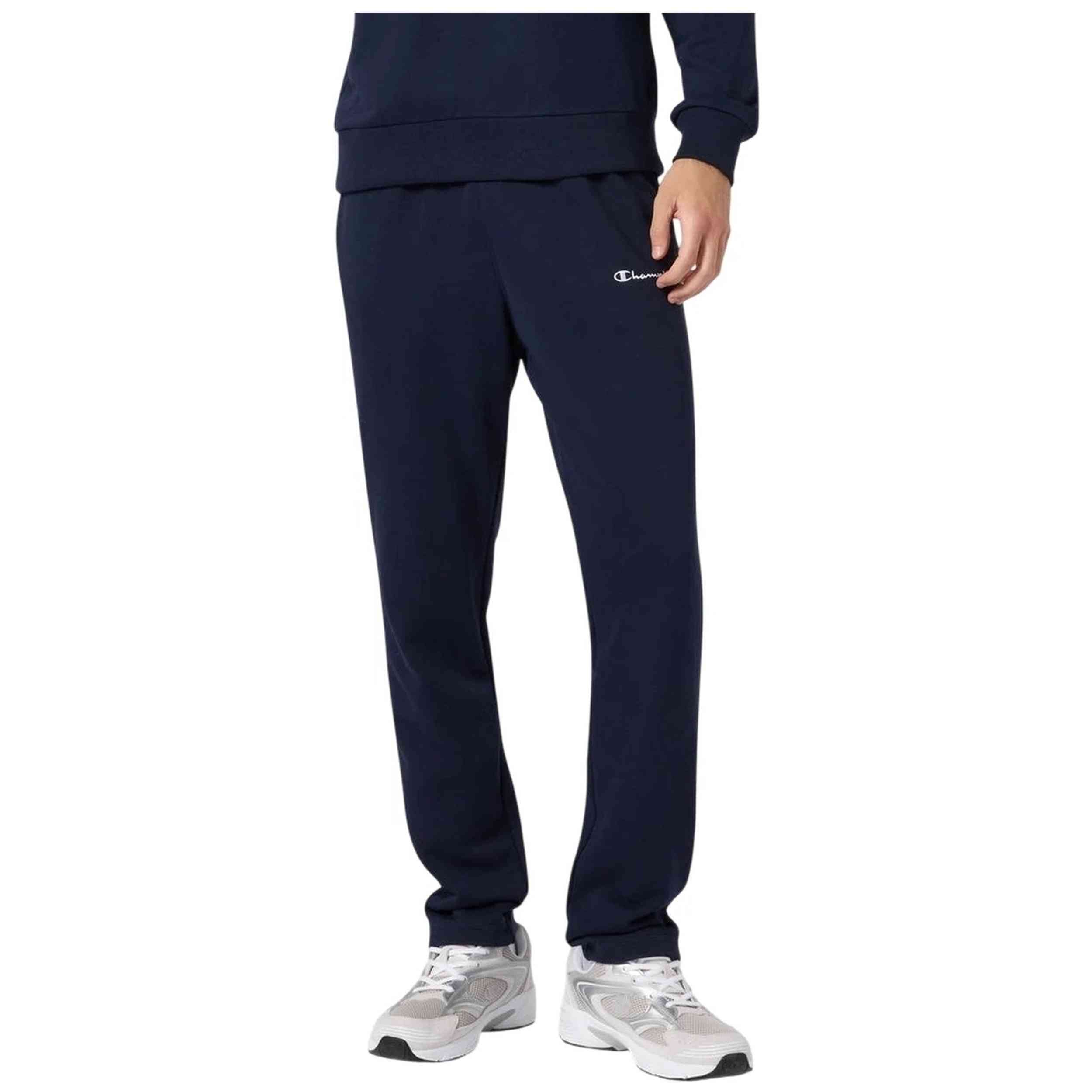 Pantalón Champion modelo Straight Hem Pants en color Azul