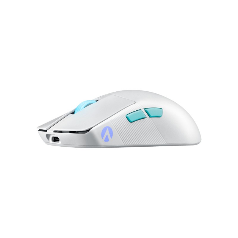 ASUS - ROG Harpe Ace Aim Lab Edition ratón Juego Ambidextro RF Wireless + Bluetooth + USB Type-C Opto-mecánica 36000 DPI 90MP02W0-BMUA10