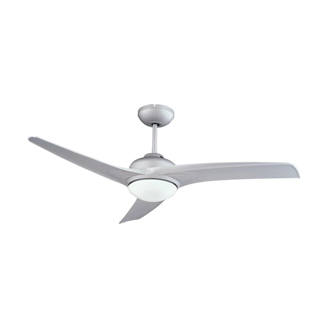Ventilador De techo Bastilipo VERA TITANIO LED  | 132,0 cm, 60 W, Titanio, 7937, Mando a distancia, Apto intemperie, Motor DC