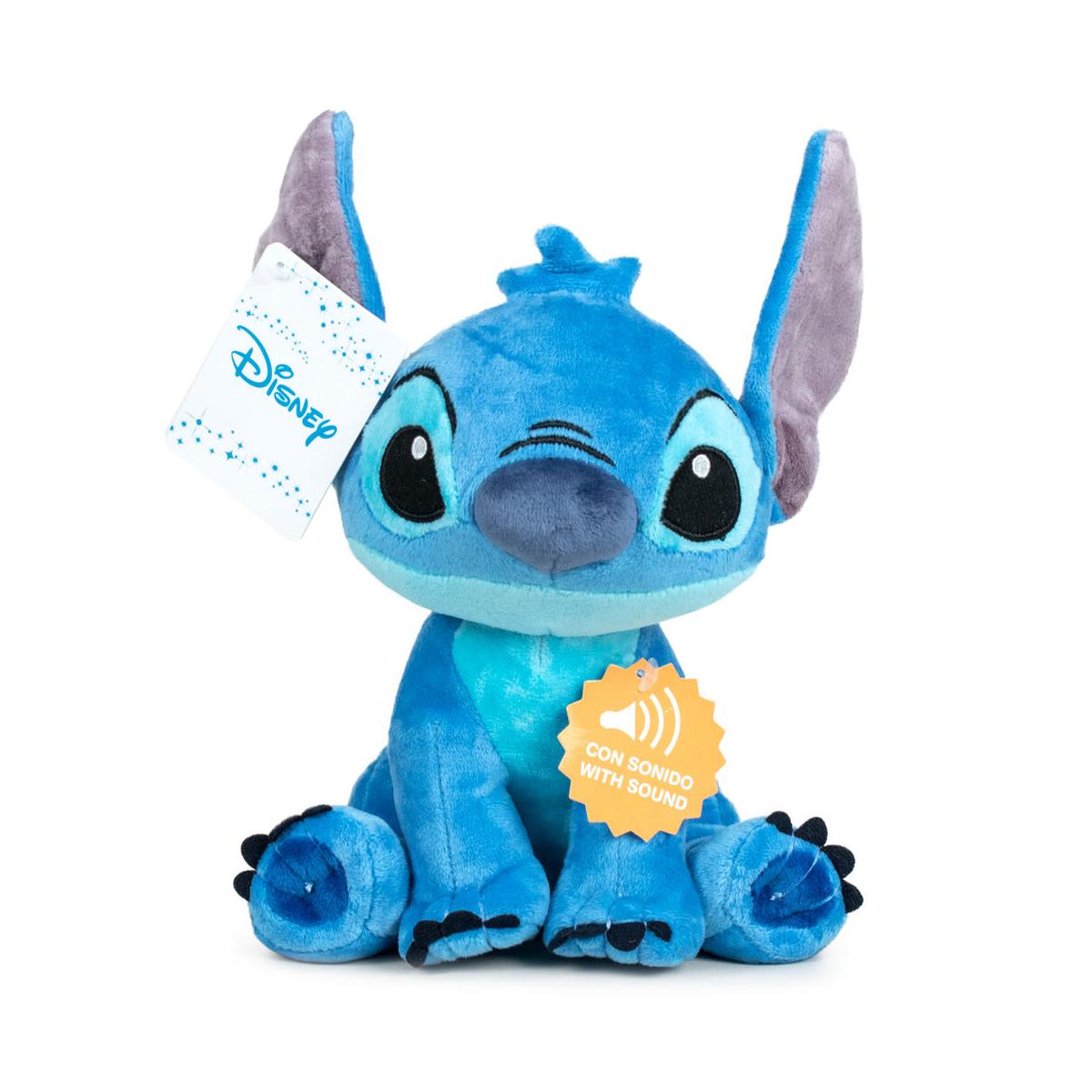 Disney Peluche Stitch Suave con Sonido 20cm - Animales de Peluche