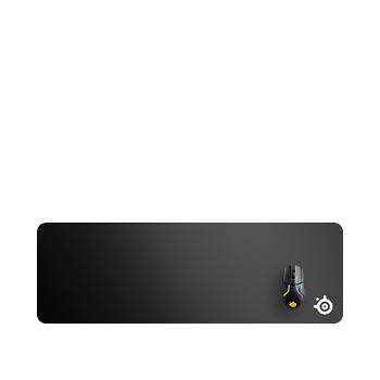 Steelseries QcK Edge XL, Negro, Monótono, Tela, Alfombrilla de ratón para juegos