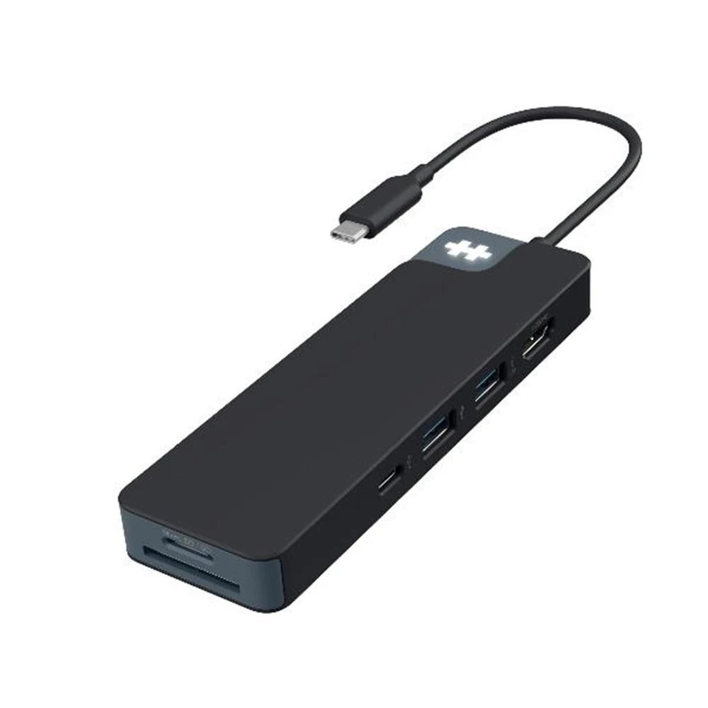 HUB Switch puertos 2x USB-A Targus HD4102BKGL  | USB-A, USB-C, HDMI, SD/microSD, Jack 3,5 mm, Negro