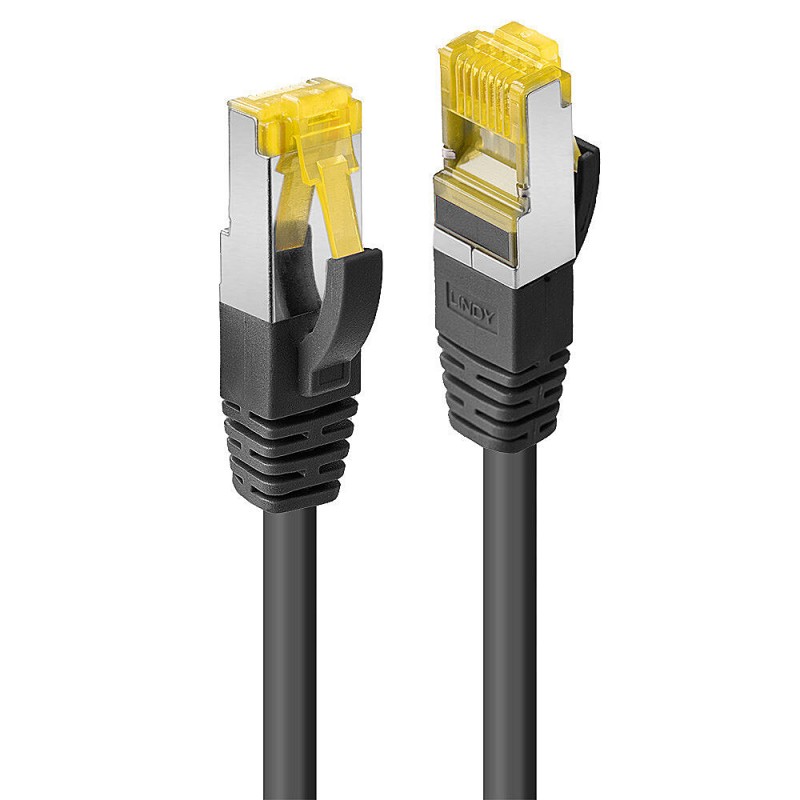 Lindy - 47691 cable de red Negro 1 m Cat7 S/FTP (S-STP) 47691
