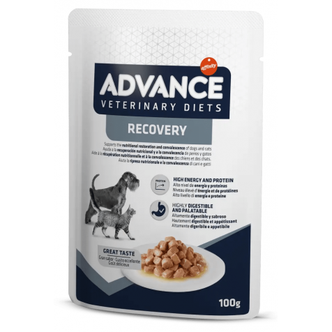 Advance Veterinary Diets Recovery Sobres Para Perros Y Gatos 100 Gr