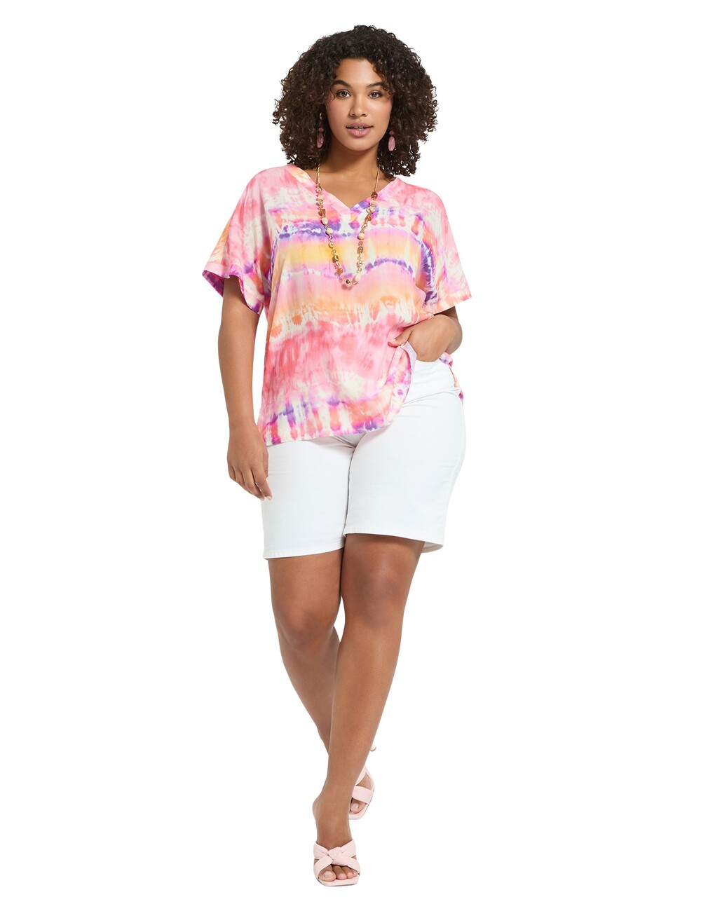 Fiorella Rubino - Blusa tie-dye de viscosa