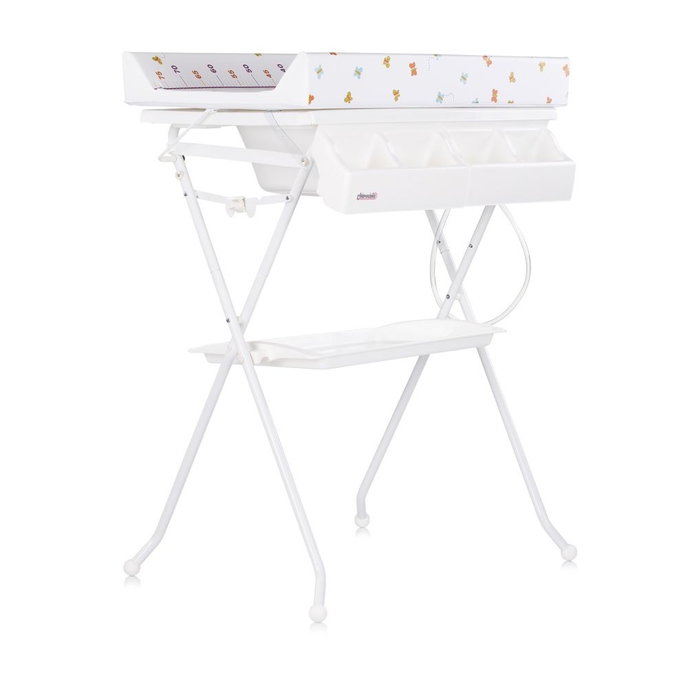 CHIPOLINO Bañera para bebé AQUA con soporte plegable y cambiador - Chipolino