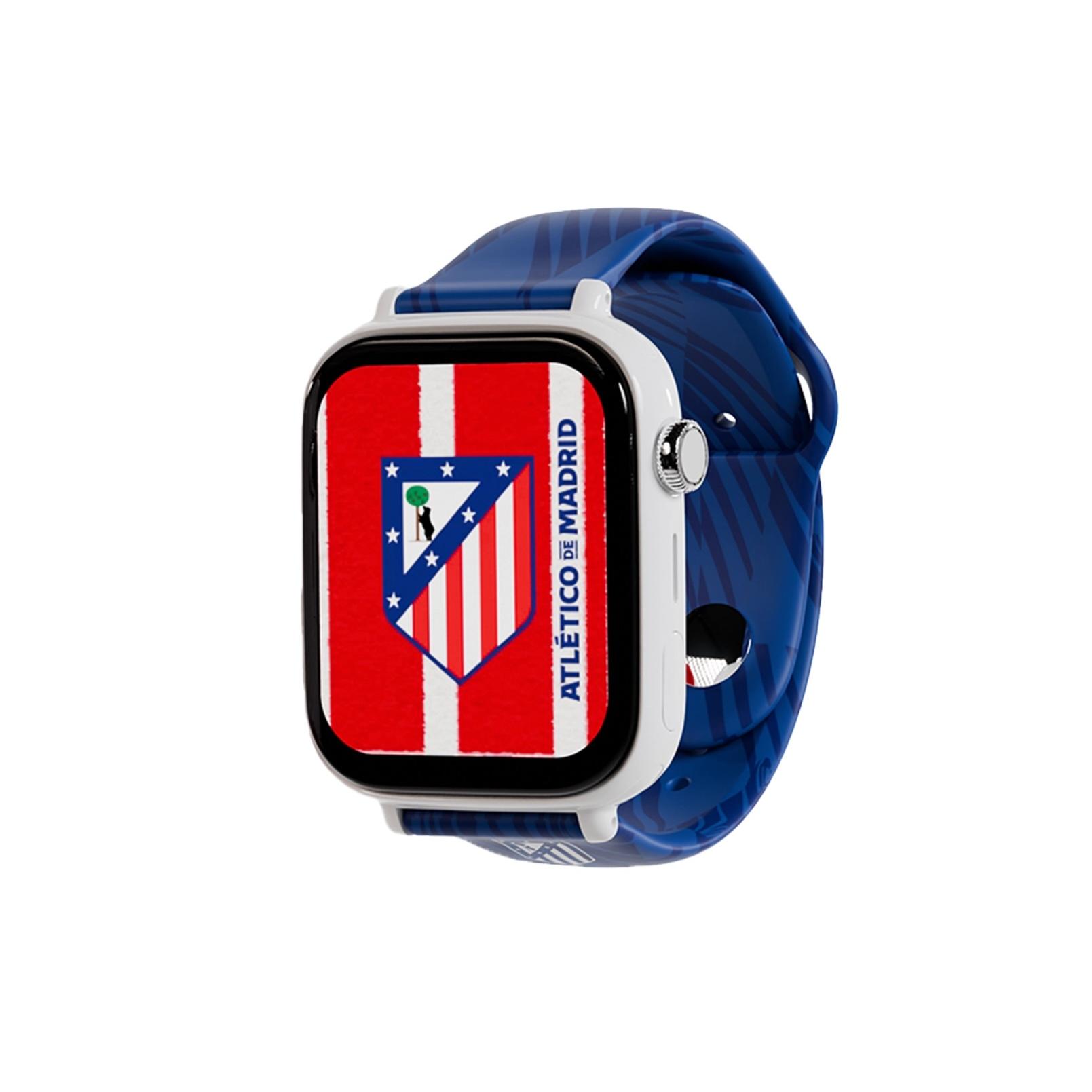 Reloj gps niño SaveFamily Relojes con GPS SaveWatch Plus Blanco Ed. Atletico de Madrid 4G Reloj Inteligente niño Llamada Vídeo Face ID UltraSlim Bluetooth App Store Correa Silicona Azul Save Family reloj inteligente Smartwatch NO INCLUYE SIM