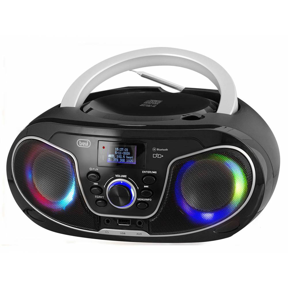 Trevi CMP 588 DAB Analógica DAB, DAB+, FM Negro Reproducción MP3