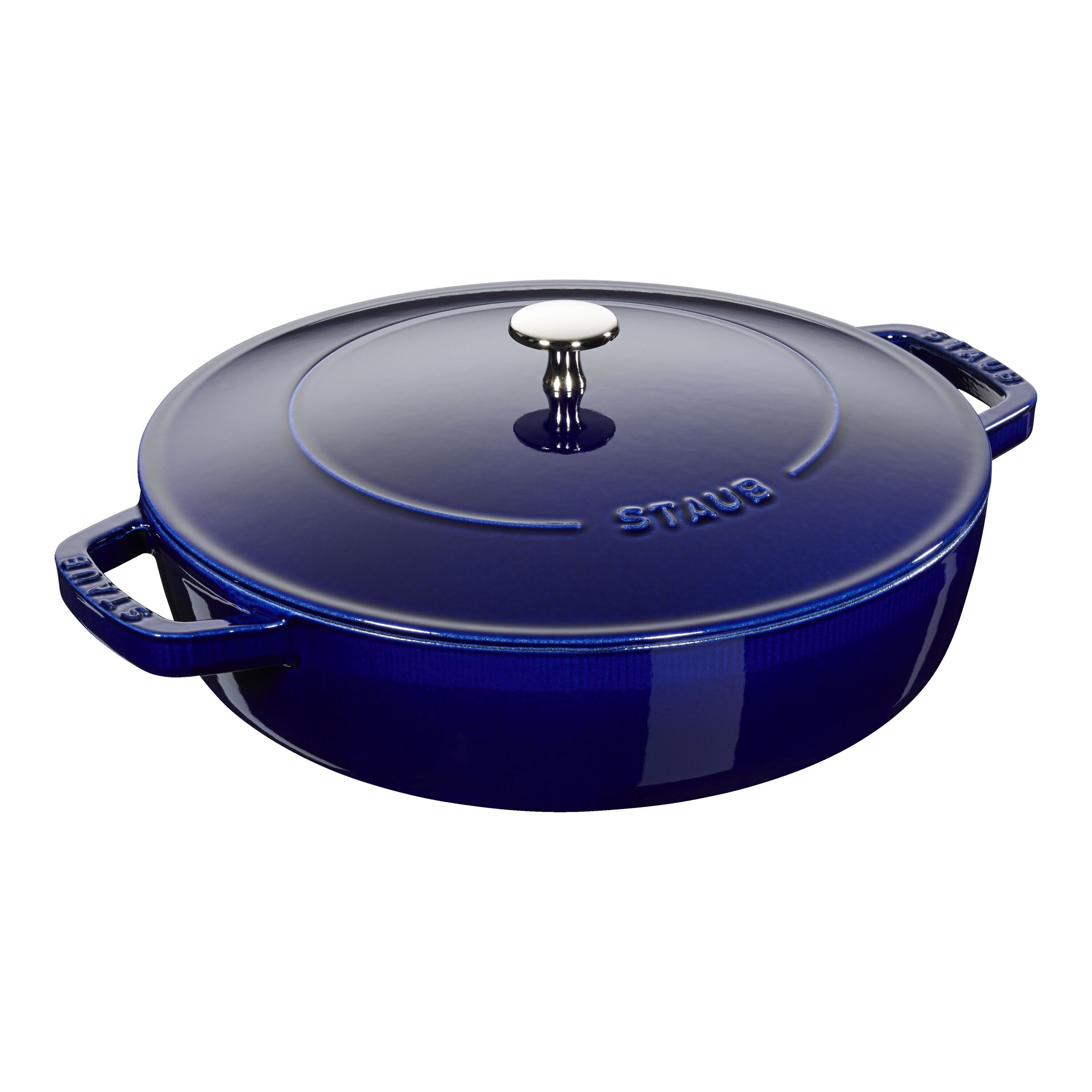Staub Braisers Cazuela Chistera 24 cm, Hierro fundido