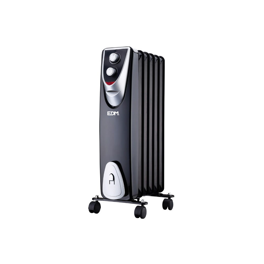 Radiador Eléctrico Sin Aceite 400/600/1000w - Edm - Modelo 'Black Edition'
