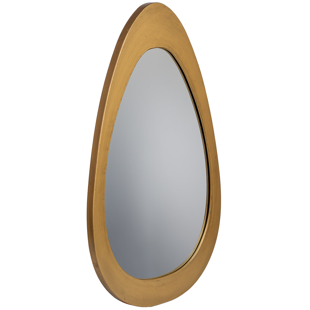 Wonderlust Deco - Espejo de pared de metal 39x65x02h cm Dorado 39x65x02h cm
