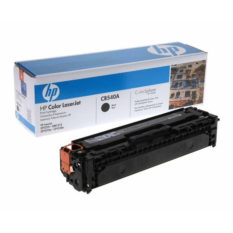HP Tóner CB540A Negro para Color Laserjet CP1215/CP1515/CP1518