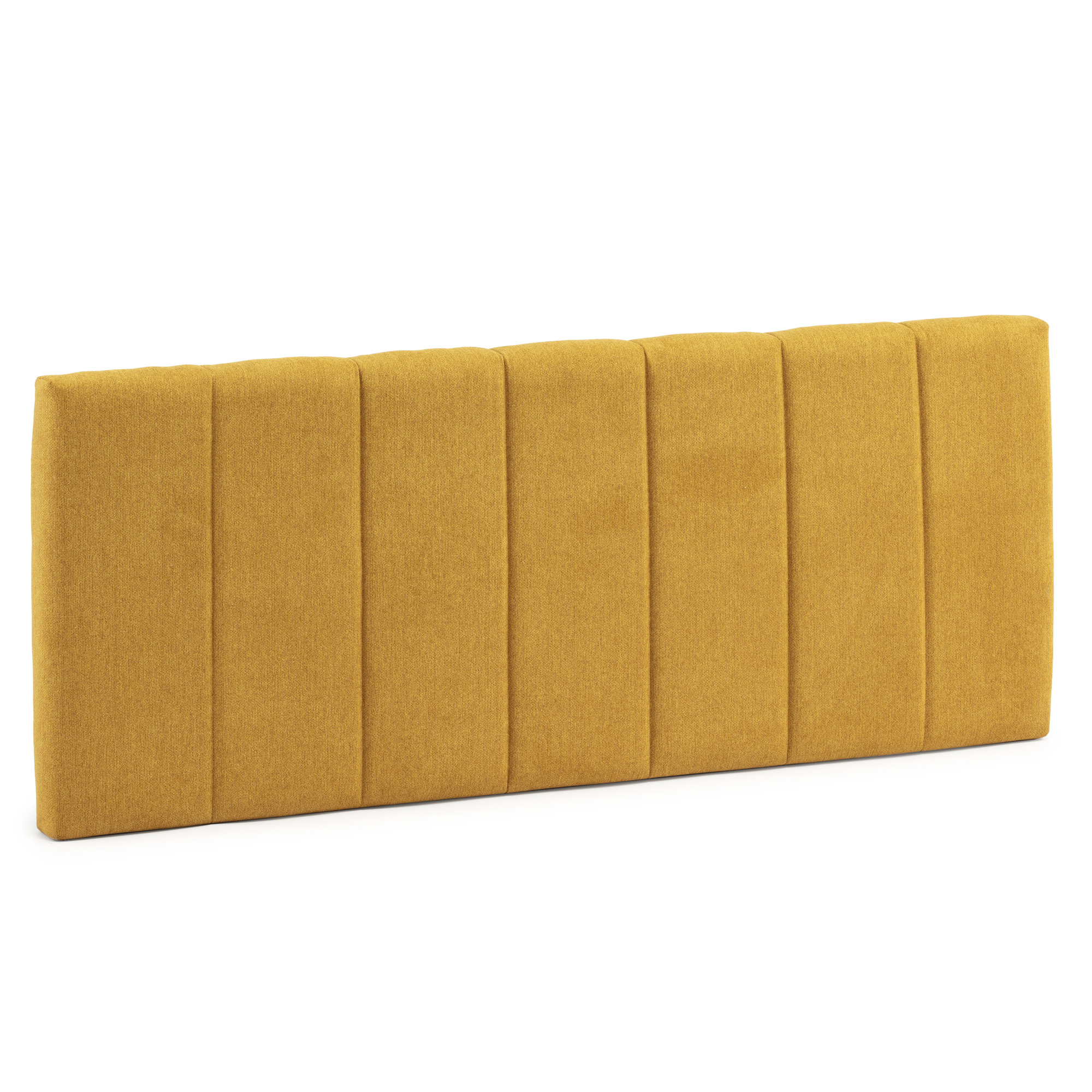 VS Venta-Stock - Cabecero de cama modelo Creta 140x60cm en color Mostaza (Ocre)