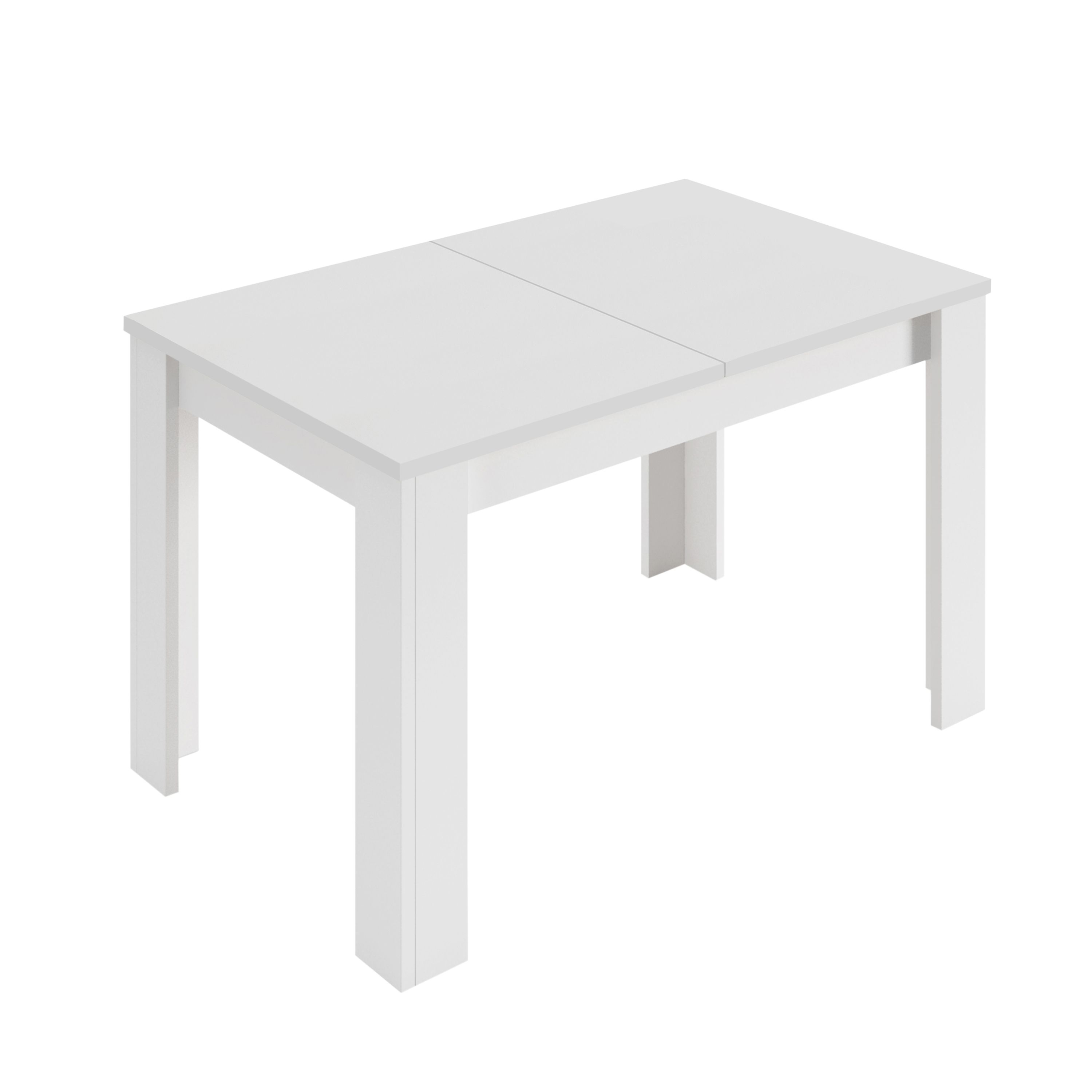 duehome - Mesa de comedor extensible Kendra 123