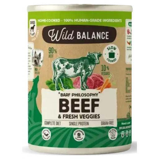 Wild Balance Menú Completo de Ternera para Perros (Perros , Comida , Comida húmeda) - 400 gr
