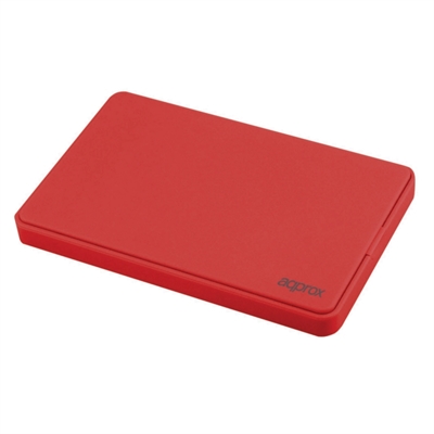 Approx - Caja Externa HDD 2.5" Approx APPHDD200R USB 2.0 Rojo
