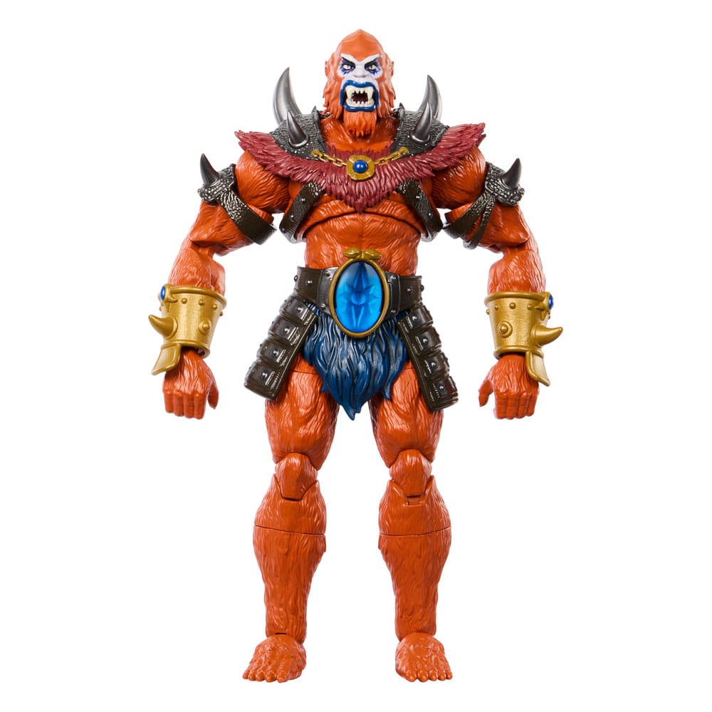 Masters of the Universe Masterverse Beast Man Figura de acción, juguete de 17,8cm del villano de New Eternia de MOTU, secuaz de Skeletor, 30 articulaciones, JBP80