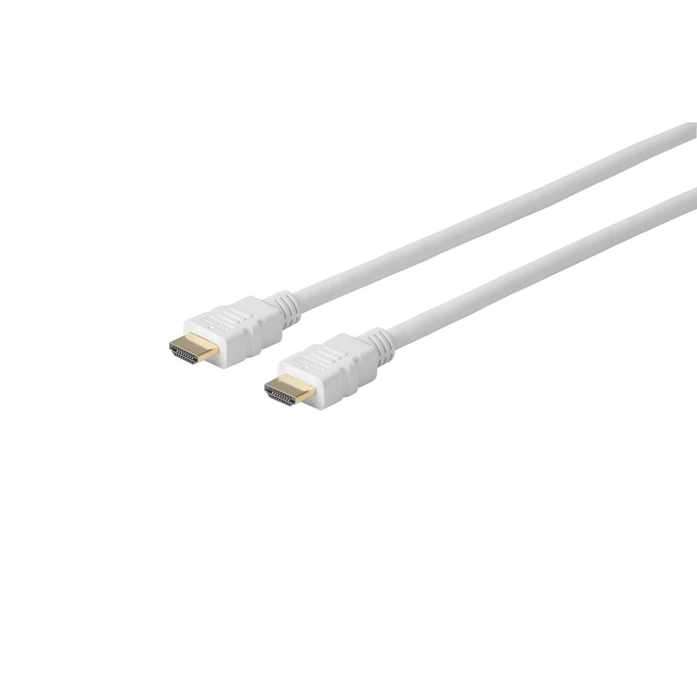Vivolink Cable HDMI de Alta Definición Blanco 0.5m para Televisión