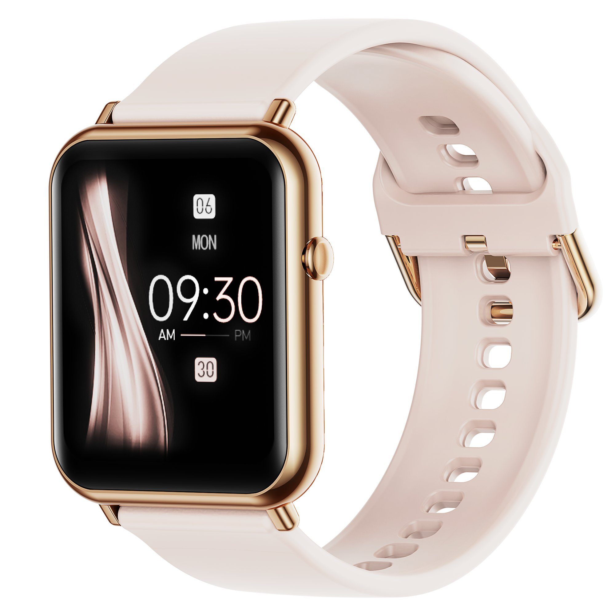 Reloj Inteligente para Actividades Físicas para Mujeres y Hombres - Pantalla Táctil Completa HD - Resistente Al Agua IP67 - Android Ios
