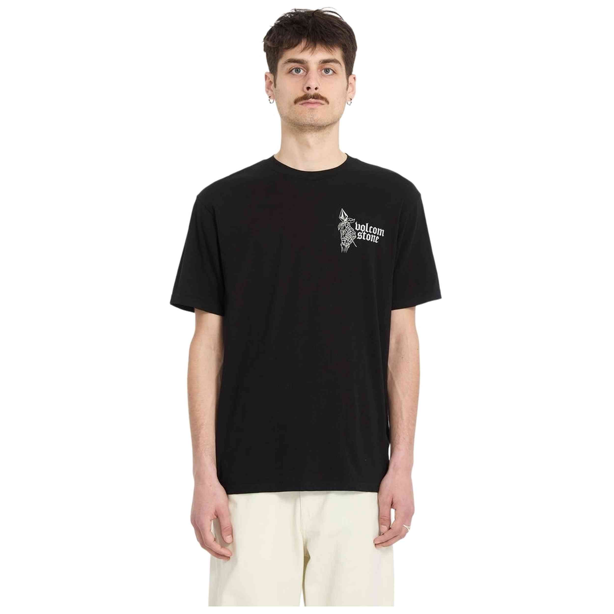Camiseta Volcom modelo Eternal Stoke Sst en color Negro