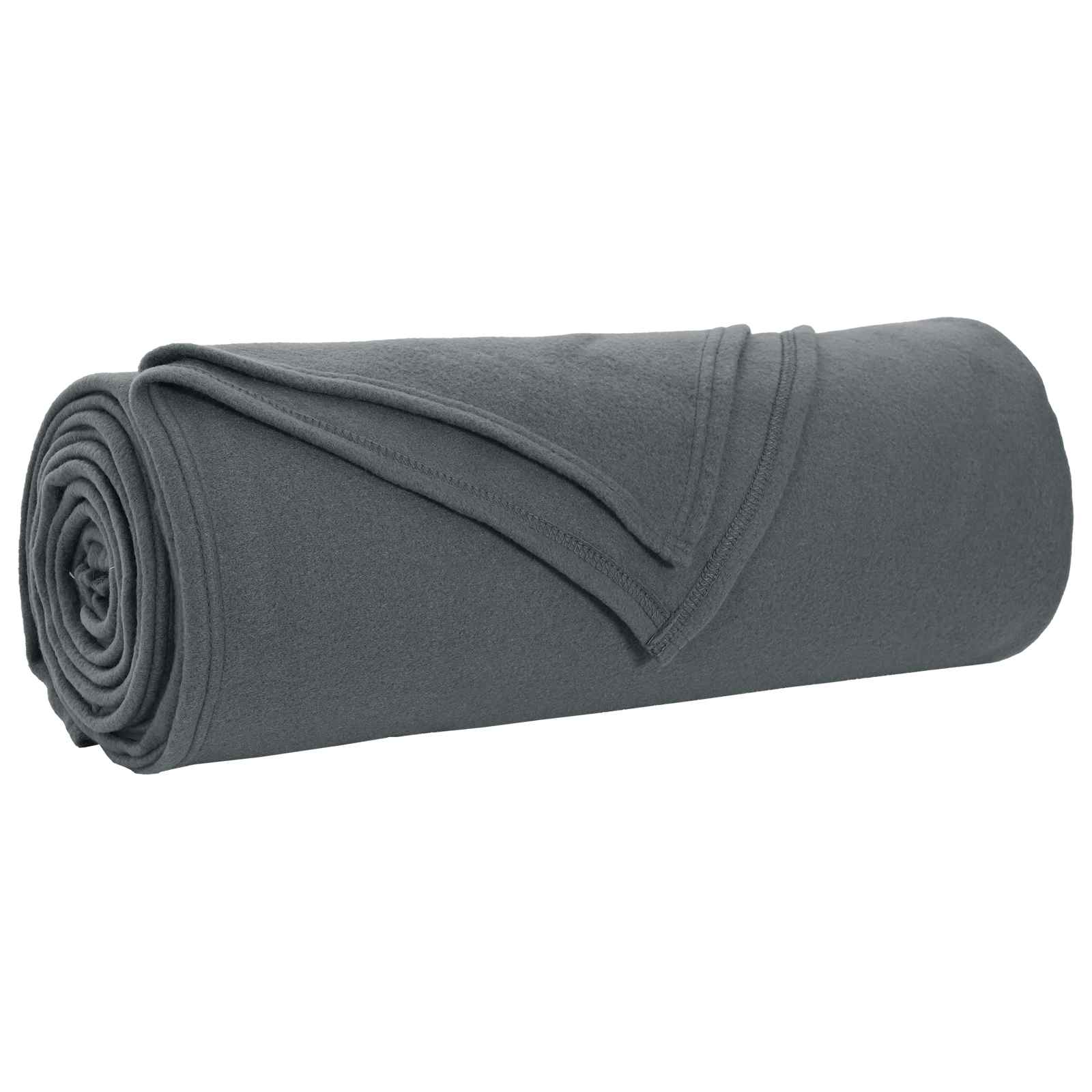 vidaXL Manta Gris oscuro 350 x 270 cm Lana