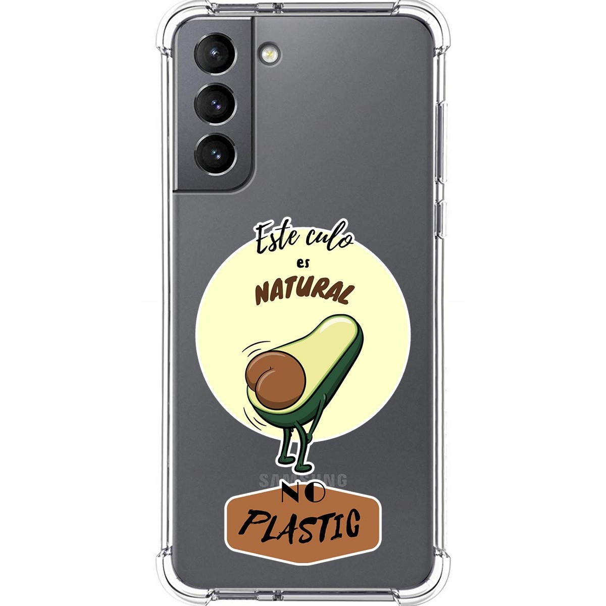 Tumundosmartphone Funda Silicona Antigolpes para Samsung Galaxy S21 5G diseño Culo Natural Dibujos